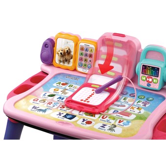 Vtech learning desk pink discount